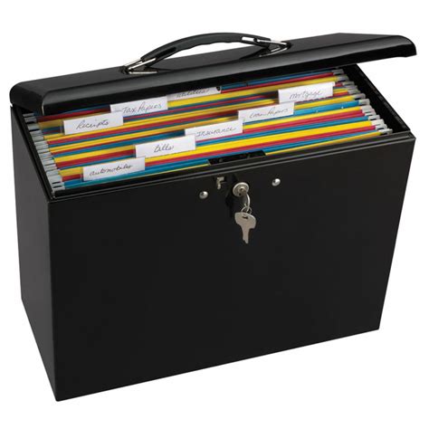 locking steel security file box|Master Lock File Box with Lock, Large Locking File .